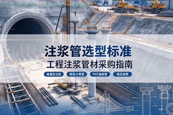 西宁注浆管选型标准