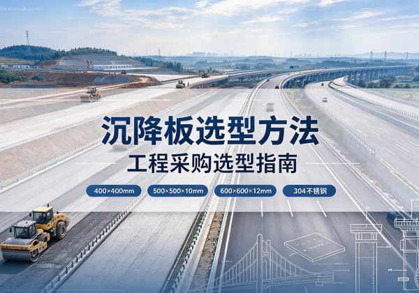 西宁沉降板选择方法