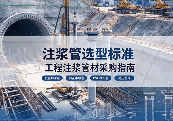 西宁注浆管选型标准